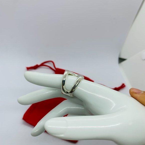 Uno de 50 Ring- SHORTCUT Ring Silver-Plated Metal Ring Women Jewelry Gift size 8 - Picture 12 of 12